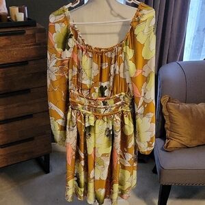 Floral Off-Shoulder Dress